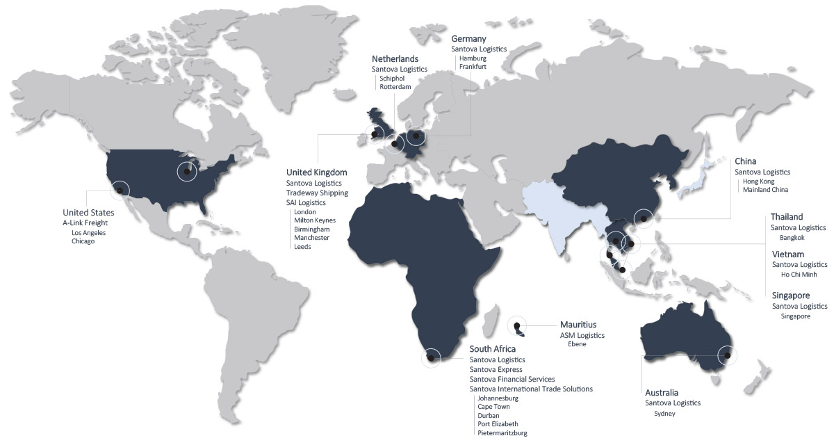 Santova Office's Map